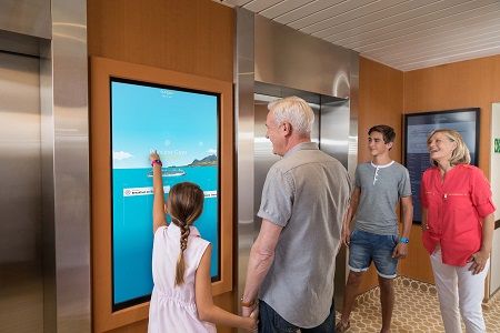 Ocean Compass am Touch-Screen